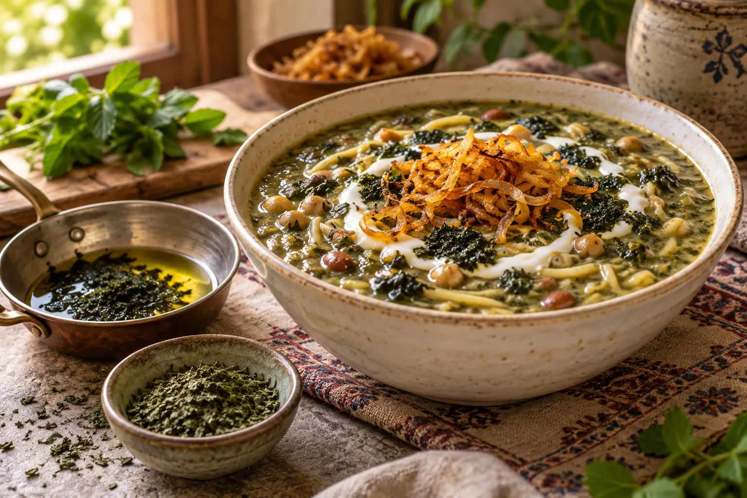 نعناداغ بدون تلخی؛ راهنمای نعنا خشک برای آش و کشک بادمجان