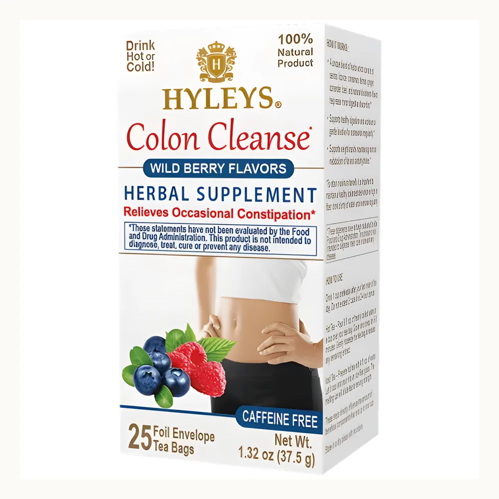 دمنوش سنا Wild Berry Colon Cleanse هایلیز، ۲۵ تی‌بگ و بدون کافئین