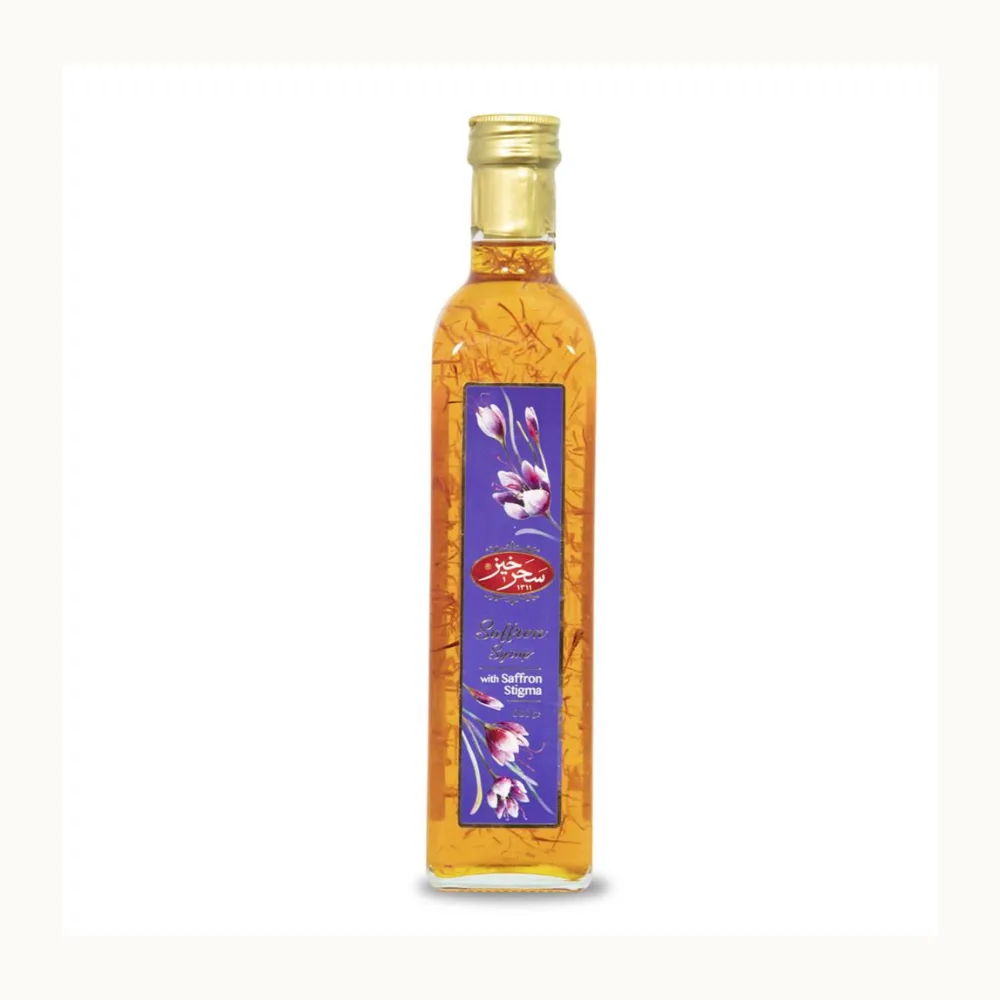 شربت پرمعلق زعفران 650 گرم سحرخیز | عطاری صفا