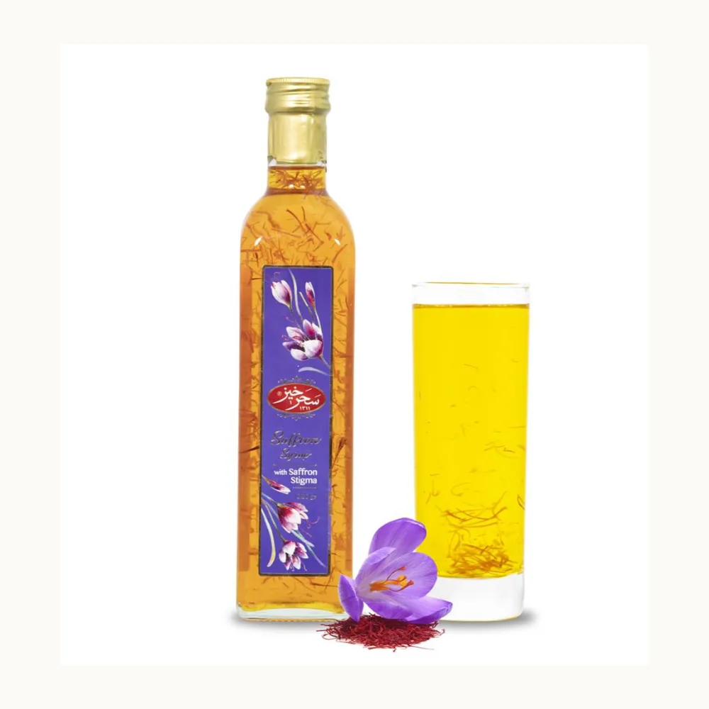 شربت پرمعلق زعفران 650 گرم سحرخیز | عطاری صفا