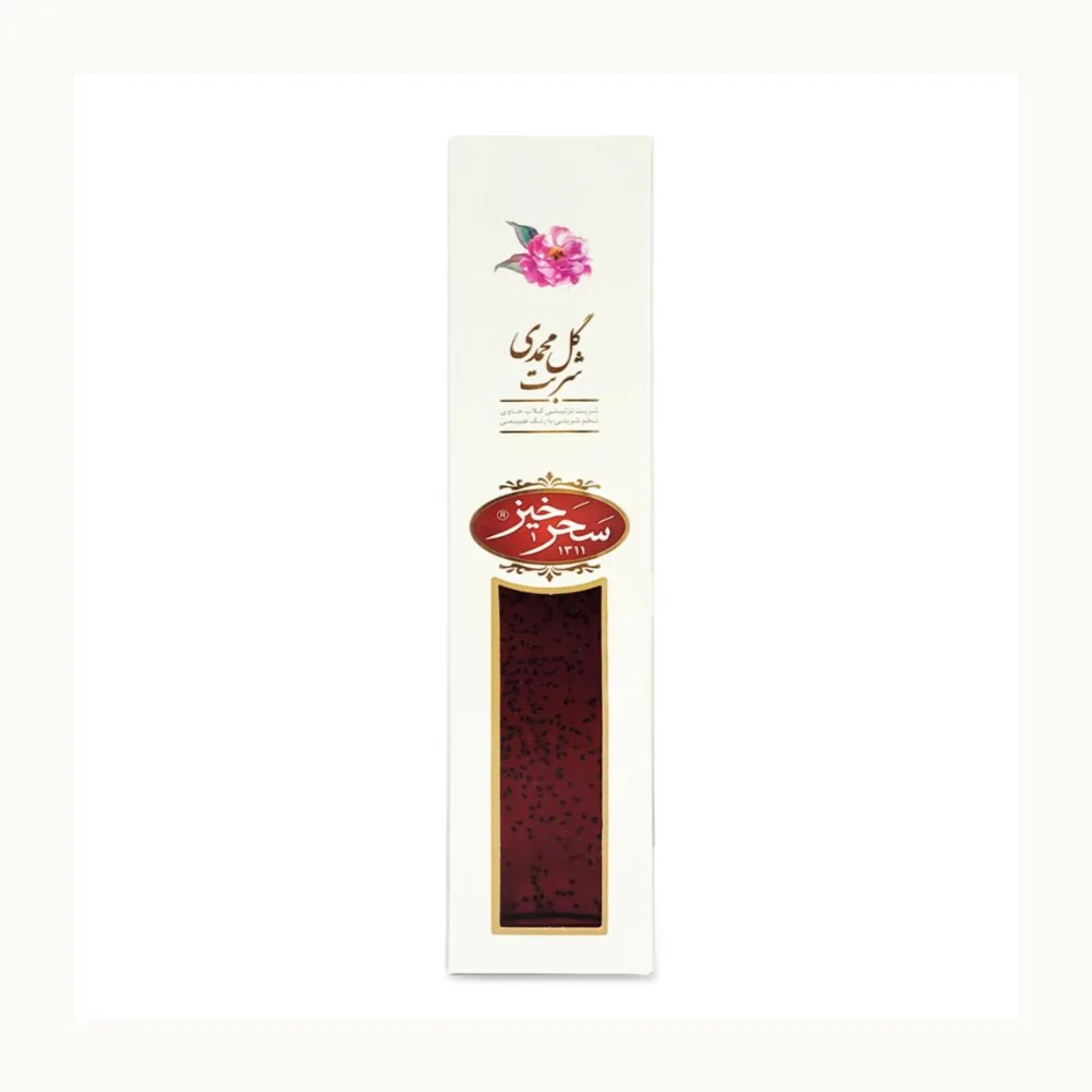 شربت گل محمدی 650 گرم سحرخیز | عطاری صفا