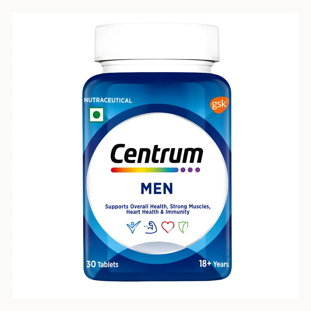 قرص مولتی ویتامین مخصوص آقایان سنتروم (Centrum) 30 عددی