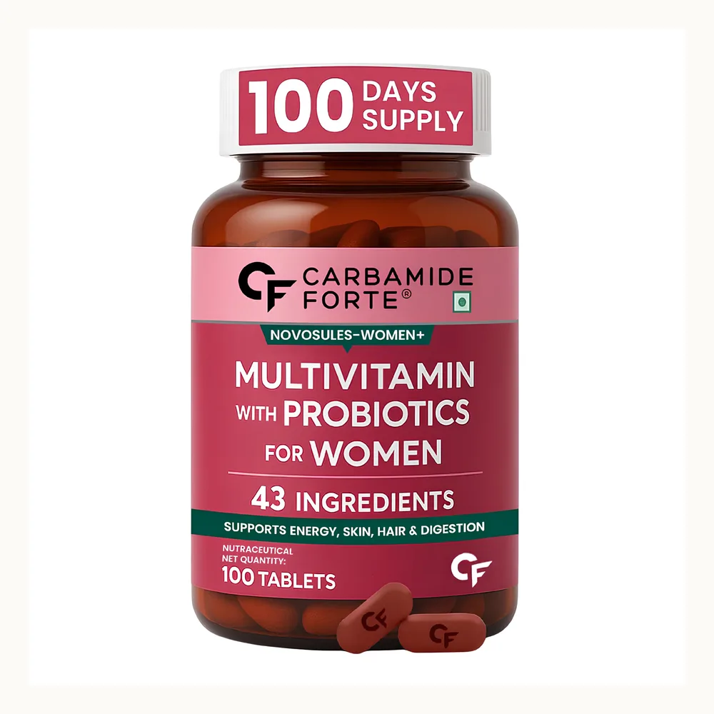 قرص مولتی ویتامین مخصوص بانوان کاربامید فورته (Carbamide Forte) 100 عددی | عطاری صفا