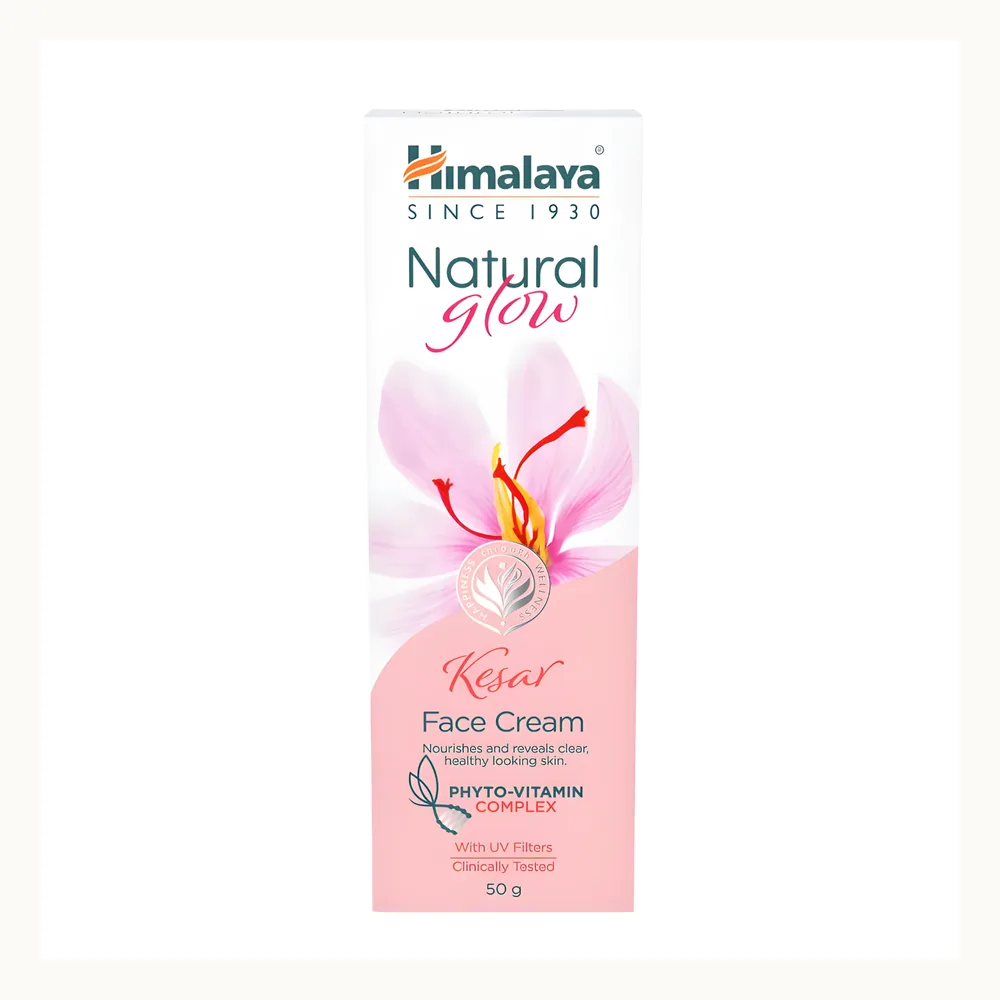 کرم صورت Natural Glow Kesar هیمالیا ۵۰ گرم